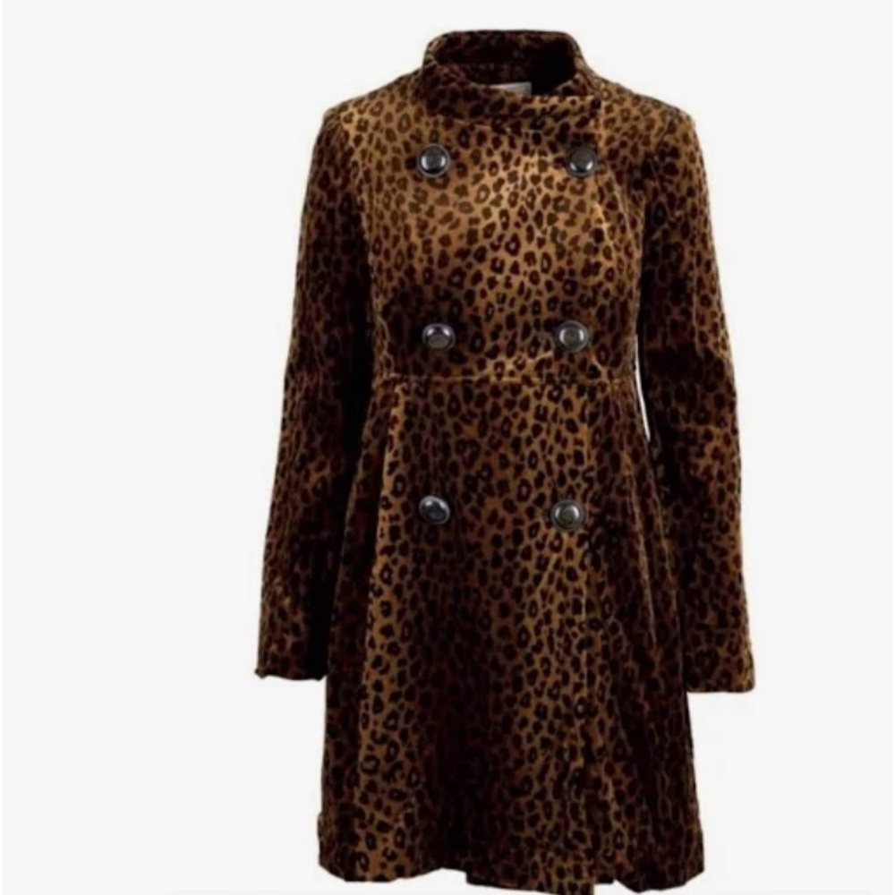 Nanette Lepore Faux Fur Leopard Coat